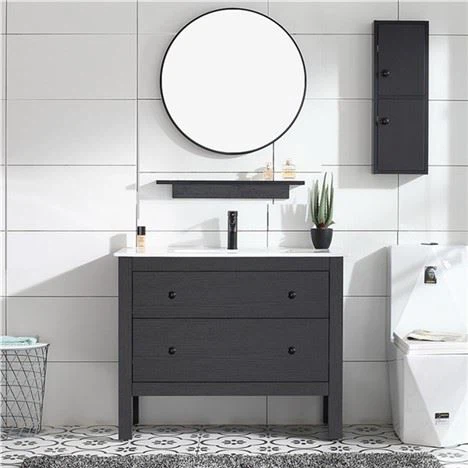 Harga Murah MDF Melamine Veneer Bilik Mandi Kabinet